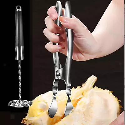 Fruit Durian Shell Opener Clip With Durian Masher Mashing Durian For • £17.63