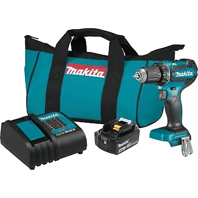 Makita XFD131 18V LXT® Lithium‑Ion Brushless Cordless 1/2  Driver‑Drill Kit • $149.99