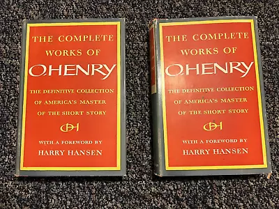 The Complete Works Of O. Henry Volumes I & II Doubleday 1953 Hardcover/DJ • $11.50