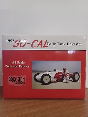1952 SO-CAL Belly Tank Lakester 1:18 Scale Precision Replica Miniatures NIB NOS • $275