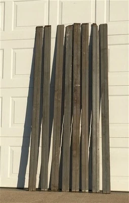 $159 • Buy 8 Reclaimed Wainscoting Bead Board Pieces, Architectural Salvage Vintage A42,