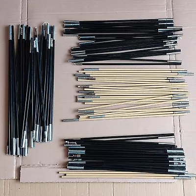 £39.99 • Buy Job Lot 107x Used Fibreglass Tent Pole Parts - Incomplete, Loose - Spares/Repair