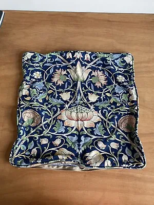 William Morris Lodden Navy Cotton Fabric Cushion Cover • £5.50