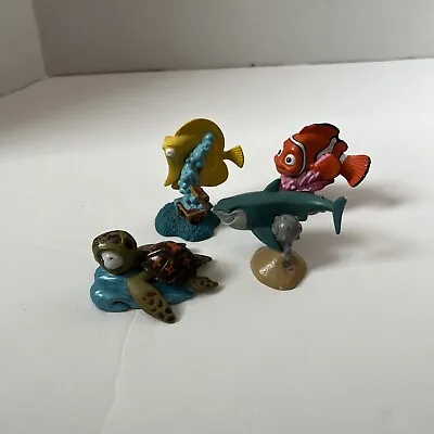 Lot Of 4 DISNEY Finding Nemo Marlin Squirt Dory And More Figures • $3.99