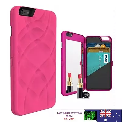 Fashion Luxury Practical Flip Mirror Wallet Case For IPhone 6 6S Plus 7 7 Plus • $9.99