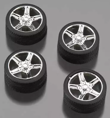 Pegasus 1/24-1/25 IROK Chrome Rims W/Tires 1266 • $16.84