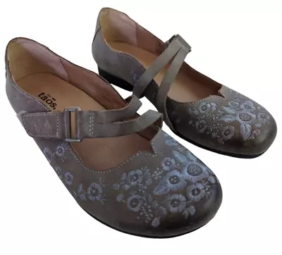 Taos Wish Mary Jane Womens Size 7 39 Beige Casual Walking Comfort Flats Shoes • $44.99