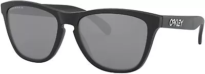 Oakley Frogskins Matte Black Plastic Prizm Polarized 55 Mm Sunglasses OO9013-F7 • $120.99