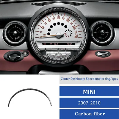 Carbon Fiber Interior Speedometer Frame Cover Trim For Mini Cooper 2007-2010 • $17.28