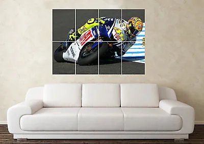 Large Valentino Rossi Superbike Motorbike Racing Wall Poster Art Picture Print • £6.49