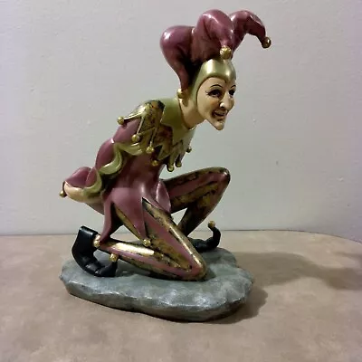 TMS 2003 The Jester Vintage Bottle Wine Holder Figurine Rare • $120