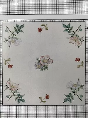 The Country Diary Of An Edwardian Lady Wild Rose Tablecloth Cross Stitch Chart • £1.49