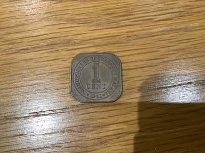 £4.99 • Buy Malaya 1 Cent Square Coin Dated 1941