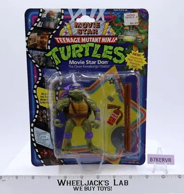 Movie Star Don Teenage Mutant Ninja Turtles TMNT 1991 Playmates NEW MOSC SEALED • $114