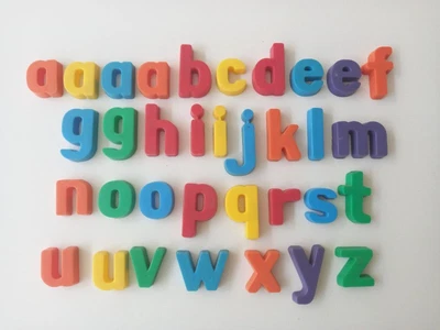 £12.99 • Buy Vintage Complete Alphabet Lower Case Magnetic Letters + Spares