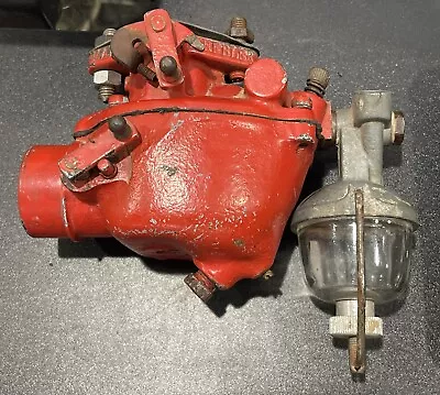 Vintage Cast Iron Marvel Schebler Tractor Carburetor TSX W/ Sediment Bowl • $95