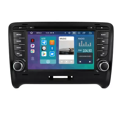 Android 7  Car DVD Player GPS Nav WiFi TV Stereo Radio For AUDI TT MK2 2006-2014 • £188.40