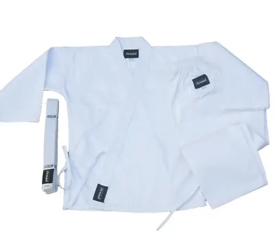 Karate Martial Arts Uniform/gi  White Color With  Belt White Color Thread(r) • $34.95