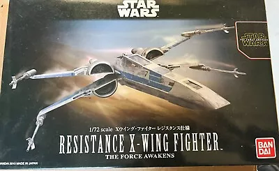 Bandai Star Wars Resistance X-Wing Fighter The Force Awakens 1/72 Model Kit • $11.50