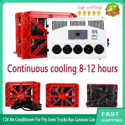 Fit For Semi Trucks Bus 12V Air Conditioner Kit Universal 12000BTU High Quality • $550