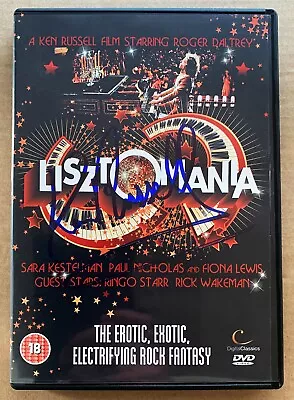 LISZTOMANIA SIGNED DVD Signed By Director Ken Russell Roger Daltrey EXTRAS Ringo • £27.99