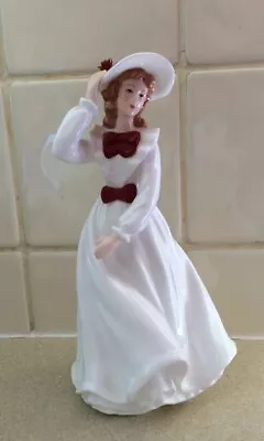 Lady Porcelain Figurine 7.25 Inches Tall - M&S 1990s • £6