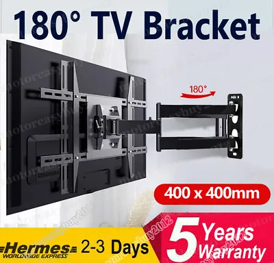 TV Wall Bracket Mount Tilt Swivel For Samsung Sony LG 26 32 40 43 50 55 60 Inch • £21.90