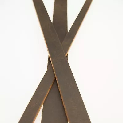 $15.99 • Buy Crazy Horse Buffalo Leather Straps_Strips_8/9 Oz. Belt Blanks