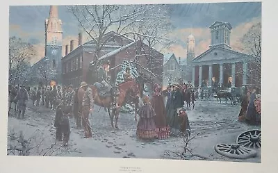 Mort Kunstler  Changing Of The Pickets  Print SIGNED #250/1150 MINT • $210