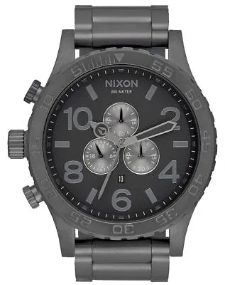 $300 • Buy Nixon Watch 51-30 Chrono Men's A083-632 51MM Gunmetal (FEDEX 2 DAY)