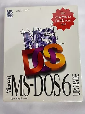 Microsoft MS-DOS6 Operating System Upgrade On 3.5 Disk • $34