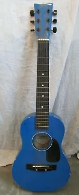 $48 • Buy First Act Discovery 30-inch Acoustic Guitar, BLUE (FG-122)6 STRING 