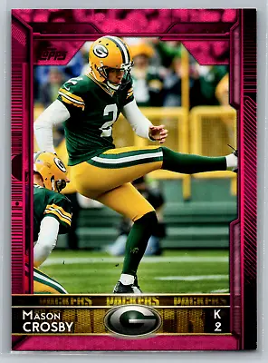 Mason Crosby 2015 Topps Pink Parallel /499 #63 Green Bay Packers • $5.99