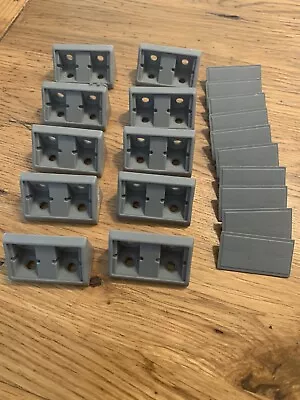 £5.85 • Buy CAMPER VAN  / DIY Furniture Corner Blocks & Caps Grey PACK OF 10