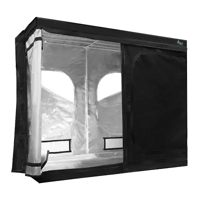 NNEDSZ Hydroponics Grow Tent Kits Hydroponic Grow System 2.4m X 1.2m X 2m 600D O • £304.70