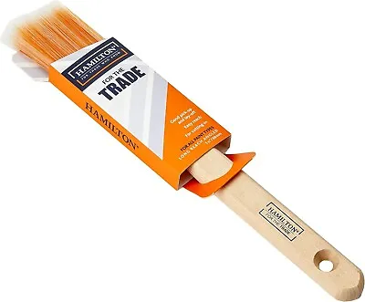 1 X Hamilton For The Trade Long Reach Angled Paint Brush DIY Decorating 1.5  New • £4.98