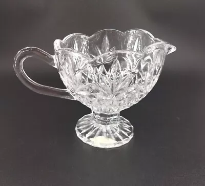 Shannon Crystal Berkshire Pedestal Gravy Dish Bowl By Godinger Stamped 5  • $21