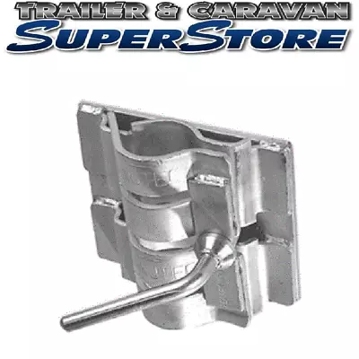 Removeable Heavy Duty Jockey Wheel Bracket 48mm Double Clamp  Weld On  F39 • $60