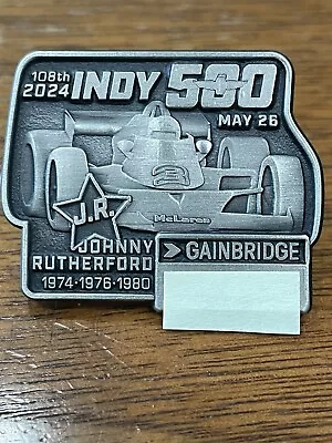 2024 Indy 500 Silver Badge Johnny Rutherford 50th Anniversary. Ships May 23th • $250