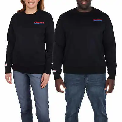 Costco Wholesale Unisex Logo Crewneck Sweatshirt Black (1 Sweatshirt) • $29.99