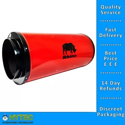 Rhino Ultra Silenced Fan 8 Inch - 200 Mm - Hydroponic Extraction Fan • £324