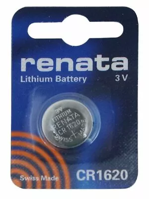 Renata Lithium Battery CR1620 • £2.99