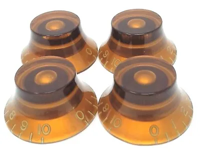 True Custom Shop®Vintage Style Amber Embossed Top Hat Knobs For Gibson Les Paul • $14.97