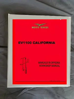 Moto Guzzi EV1100 California Service Repair Shop Manual Repair Manual Book • $19.77