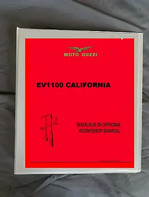 Moto Guzzi EV1100 California Service Repair Shop Manual Repair Manual • $32.99