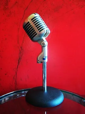 Vintage 1955 Stromberg Carlson MC-41 Dynamic Microphone Shure 55S Elvis W Stand • $239