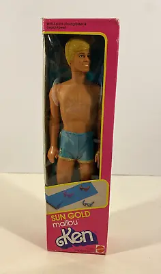 Vintage 1983 Sun Gold Malibu Ken Doll 1088 Turquoise Swim Suit Trunks UNOPENED • $29.99