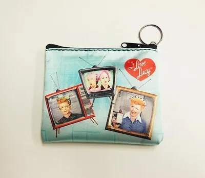 I Love Lucy Collectible Key Chain Coin Purse Television Print - Licensed New • $9.50