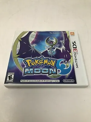 $9.95 • Buy Case And Manual Only NO GAME Pokemon Moon Nintendo 3DS Authentic