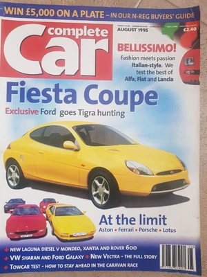 $3.41 • Buy COMPLETE CAR Mag Vol.2 No.8 August 1995- F355 V Esprit V 911 V DB7 - Coupe/GTV